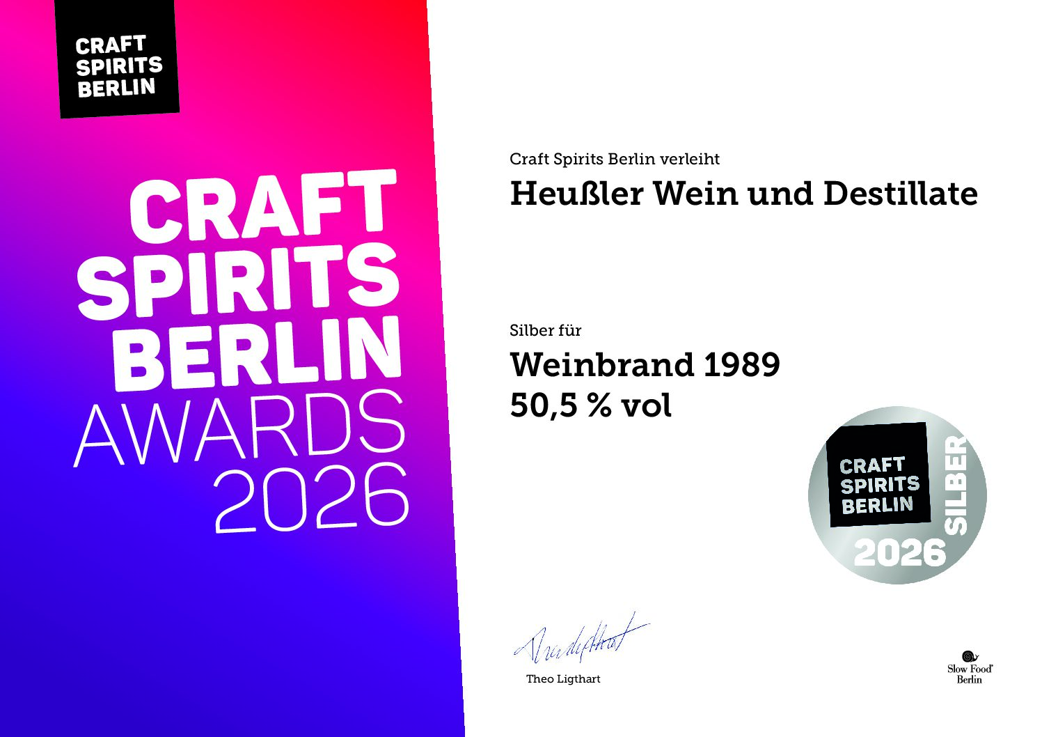 1989 Weinbrand – Bild 2